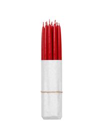 Velas cónicas Loka, 10 uds., Cera, Rojo, Ø 1 x Al 21 cm