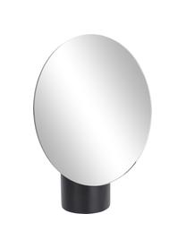 Specchio cosmetico con base in legno Veida, Superficie dello specchio: lastra di vetro, Nero, Larg. 17 x Alt. 19 cm