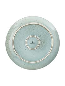 Piattino da dessert Rustic 4 pz, Porcellana, Grigio chiaro, verde, Ø 20 cm