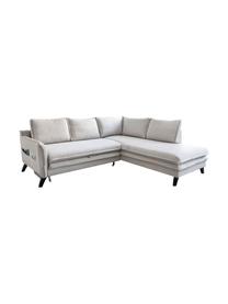 Sofa narożna z funkcją spania Charming Charlie, Tapicerka: 100% poliester, w dotyku , Stelaż: drewno naturalne, płyta w, Beżowy, S 230 x G 200 cm