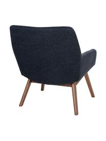 Sillón de cóctel London, Tapizado: tejido, Patas: madera de nogal, Gris, marrón, An 65 x F 63 cm