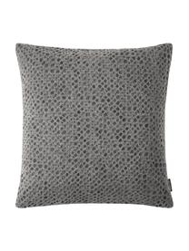 Federa arredo  Iseo, Tessuto: Jacquard, Grigio grafite, Larg. 45 x Lung. 45 cm