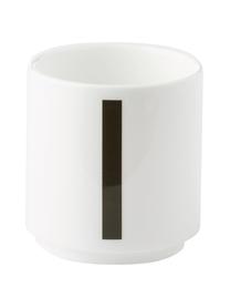 Set 4 tazze caffè di design con numeri 1234, Fine Bone China (porcellana)
Fine bone china è una porcellana a pasta morbida particolarmente caratterizzata dalla sua lucentezza radiosa e traslucida, Bianco, nero, Ø 5 x Alt. 6 cm, 80 ml