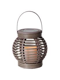 Candela solare a LED Lantern, Struttura: materiale sintetico, Grigio, Ø 16 x Alt. 16 cm