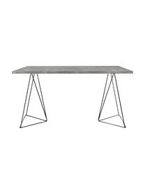 Pracovný stôl na podstavcoch Max, Sivá, Š 140 x H 75 cm