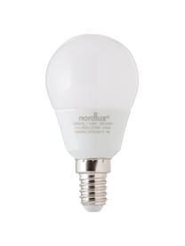 Lampadina a LED Azer (E14 / 3,5Watt) 5 pz, Paralume: vetro opale, Base lampadina: alluminio, Bianco, Ø 5 x Alt. 9 cm