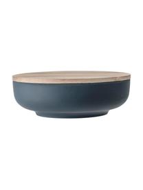 Boîte de rangement Java, Ø  21 x haut. 7 cm, Bleu, beige