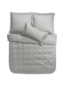 Baumwollsatin-Bettdeckenbezug Premium, Webart: Satin Fadendichte 400 TC,, Hellgrau, B 200 x L 200 cm