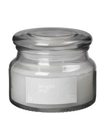 Duftkerze Bright Sky (Blumig), Behälter: Glas, Grau, Ø 10 x H 8 cm