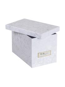 Caja Kristina, 2 uds., Caja: cartón laminado macizo (1, Blanco, veteado, An 14 x Al 15 cm