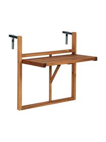 Balkon klaptafel Lodge van hout, Geolied acaciahout, Acaciahoutkleurig, 57 x 64 cm