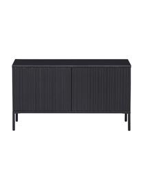 TV skrinka z borovicového dreva s 2 dvierkami Avourio, Borovicové drevo, Š 100 x V 56 cm