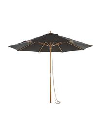 Parasol rond Capri, Ø 300 cm, Blanc délavé, noir