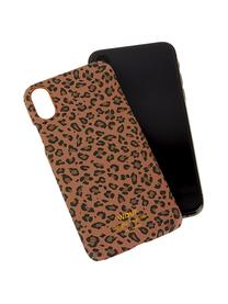 Funda para iPhone X Savanna, Silicona, Marrón, negro, An 7 x Al 15 cm