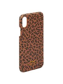 Etui na iPhone X Savanna, Silikon, Brązowy, czarny, S 7 x W 15 cm