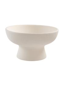 Bol decorativo de cerámica Walter, Cerámica, Blanco crema, Ø 32 x Al 18 cm