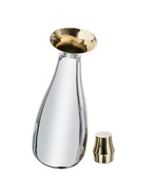 Caraffa di design argento/oro Foster, 1 L, Esterno: acciaio inossidabile luci, Interno: acciaio inossidabile con , Accaio inossidabile, dorato, 1 L