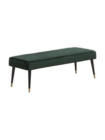 Banquette en velours Beverly, Vert foncé, larg. 140 x haut. 46 cm