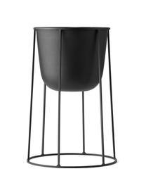 Soporte de maceta Wire Base, Acero, pintado en polvo, Negro, Ø 23 x Al 40 cm