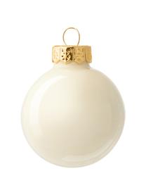 Set palline di Natale Evergreen, Bianco latteo, Ø 10 cm, 4 pz