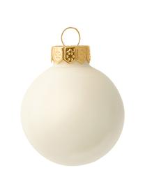 Bolas de Navidad Evergreen, 16 uds., Blanco crudo, Ø 10 cm