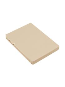 Boxspring hoeslaken Comfort in taupe, katoensatijn, Weeftechniek: satijn, Taupe, B 140 x L 200 cm