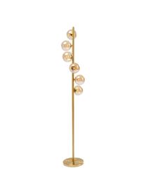 Stehlampe Scala in Gold, Lampenschirm: Glas, Goldfarben, Ø 28 x H 160 cm