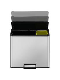Poubelle à pédale Essential, 20 L + 9 L, Argenté, larg. 46 x haut. 41 cm, 20 L + 9 L