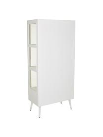 Armoire vitrée rustique Cayetana, Blanc