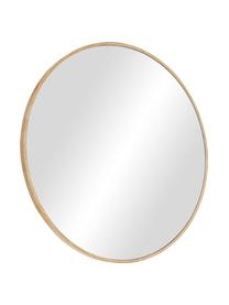 Runder Wandspiegel Avery mit braunem Eichenholzrahmen, Rahmen: Eichenholz, FSC-zertifizi, Spiegelfläche: Spiegelglas, Eichenholz, Ø 72 x T 2 cm