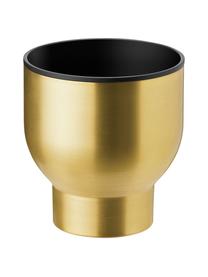 Isolierkanne Collar in Schwarz/Gold, Korpus: Edelstahl mit Teflonbesch, Korpus: Schwarz, mattSchraubverschluss: Messing, 750 ml