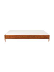 Houten bed Windsor van massief grenenhout, Massief grenenhout, FSC-gecertificeerd, Grenenhout, donker, B 140 x L 200 cm