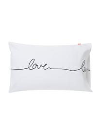 Fundas de almohada Live, 2 uds., 50 x 75 cm, 100% algodón
El algodón da una sensación agradable y suave en la piel, absorbe bien la humedad y es adecuado para personas alérgicas, Blanco, negro, An 50 x L 75 cm