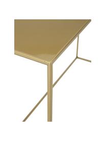 Console en métal Tensio, Métal, revêtement par poudre, Or laiton, larg. 100 x prof. 35 cm