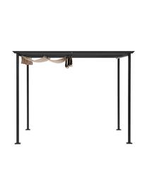 Padiglione antracite/taupe Gazebo, Struttura: acciaio fosfatato e verni, Antracite, taupe, Larg. 300 x Alt. 225 cm