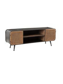 Mueble TV Dugun, Marrón, negro, An 150 x Al 55 cm