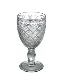 Weingläser Rombi, 6er Set, Glas, Bunt, Ø 9 x H 17 cm