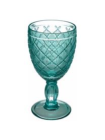Weingläser Rombi, 6er Set, Glas, Bunt, Ø 9 x H 17 cm
