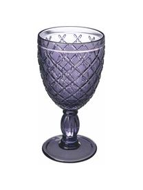 Weingläser Rombi, 6er Set, Glas, Bunt, Ø 9 x H 17 cm