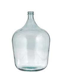 Bodenvase Beluga aus recyceltem Glas, Recyceltes Glas, Hellblau, Ø 40 x H 56 cm