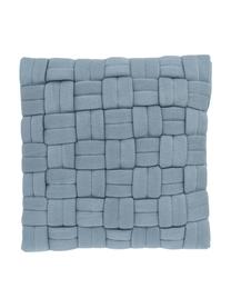 Tkaný povlak na polštář Norman, Modrá, Š 40 cm