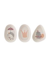 Kinderbordenset Princess, Bamboehout, melamine, Wit, Verschillende formaten