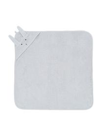 Asciugamano per bambini Albert Rabbit, 100% cotone organico (spugna di cotone), certificato GOTS, Grigio, Larg. 70 x Lung. 70 cm