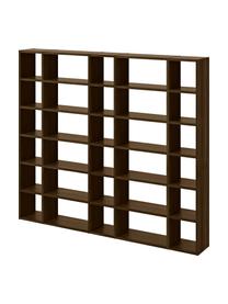 Étagère en bois Pombal, Placage noyer, panneau de particules

Ce produit est fabriqué à partir de bois issu de forêts gérées durablement et certifié FSC®, Bois foncé, laqué, larg. 255 x haut. 224 cm