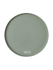 Assiette design vert Favorite SMILE, Porcelaine Fine Bone China
Fine Bone China est une porcelaine tendre, qui se distingue particulièrement par sa brillance et sa translucidité, Vert, blanc, Ø 22 cm