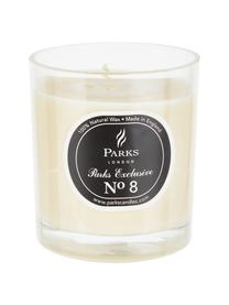 Bougie parfumée Exclusive nº 8 (feu de bois), Blanc, noir, Ø 8 x haut. 9 cm