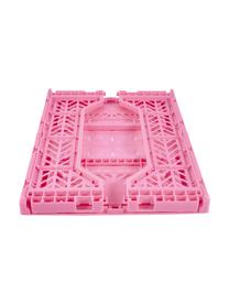 Caja plegable Pink, Plástico, Rosa, An 40 x Al 14 cm