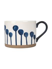 Mokken Masai, set van 2, Beenderporselein (porselein)
Fine Bone China is een zacht porselein, dat zich vooral onderscheidt door zijn briljante, doorschijnende glans., Blauw, wit, patroon, Ø 8 x H 8 cm, 400 ml