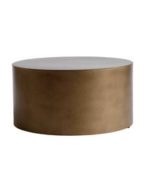 Ronde metalen salontafel Metdrum in honingkleuren, Metaal, Honingkleurig, Ø 60 x H 30 cm