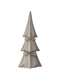 Pieza decorativa Serafina Christmas Tree, Poliresina, Gris claro, Ø 10 x Al 23 cm